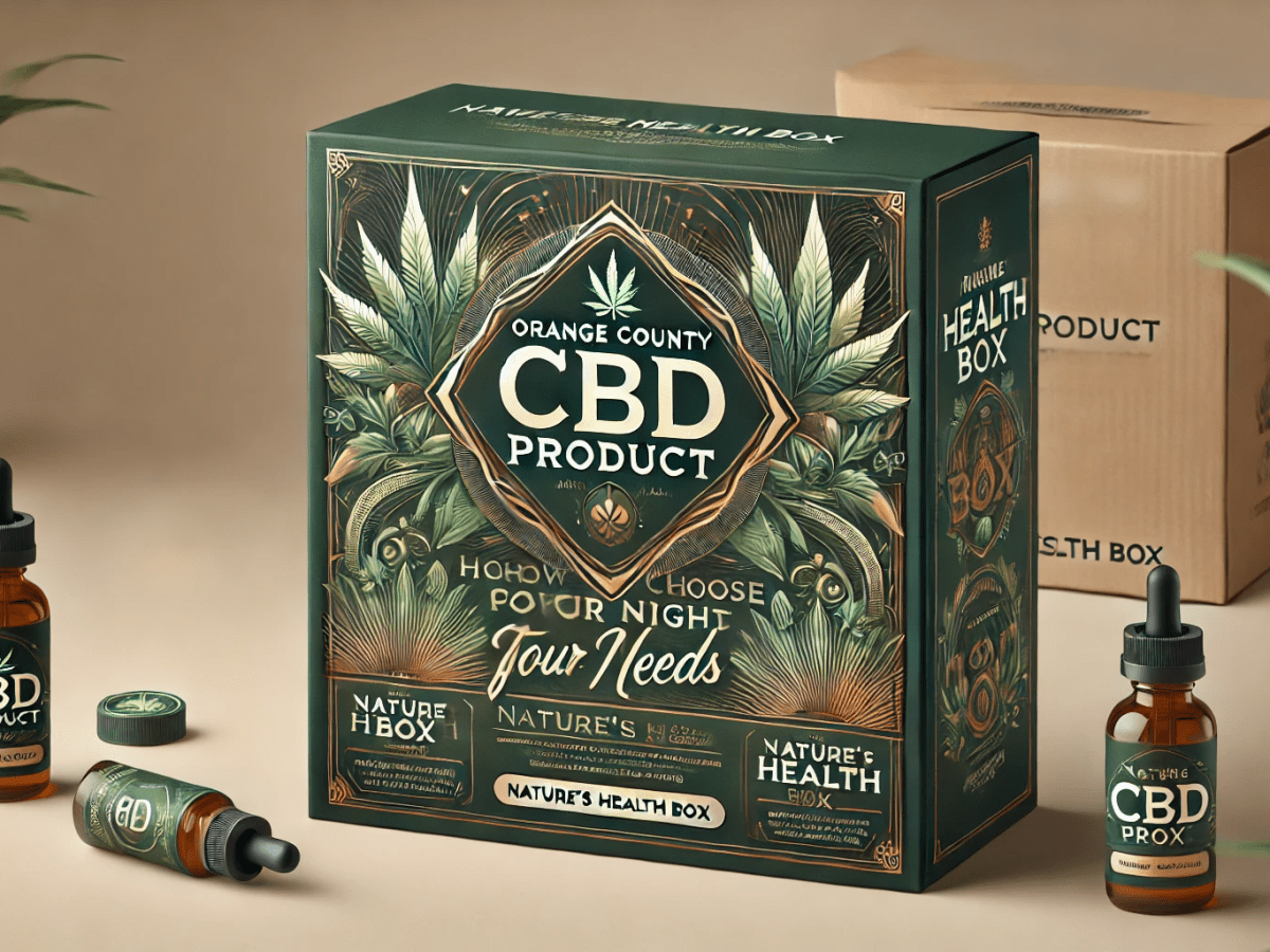 How to Choose the Right Orange County CBD Product for Your&nbsp;Needs