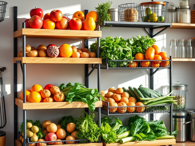 Top Shelf Risers and Storage Solutions to Keep Your Fruits & Vegetables Fresh and&nbsp;Attractive