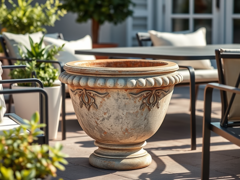 Why Antique Outdoor Planters Are Making a Comeback in Modern&nbsp;Designs